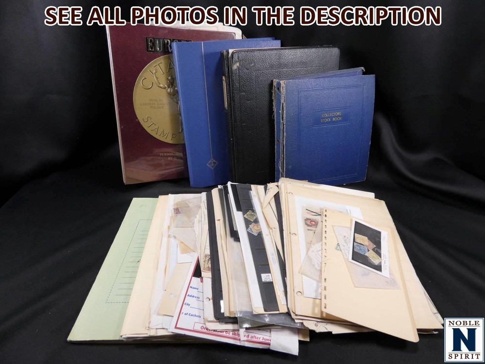 NobleSpirit Mixed Worldwide Stamp & Album Lot as Found