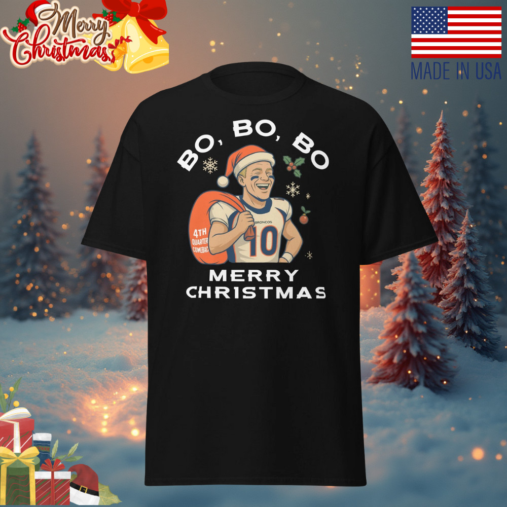 NEW Funny Bo Nix Shirt Broncos Christmas Shirt Denver Football Broncos Reprint@@