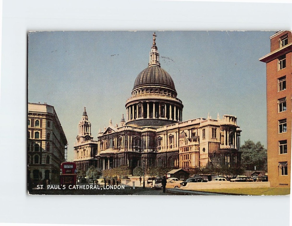 Postcard St. Paul's Cathedral London England
