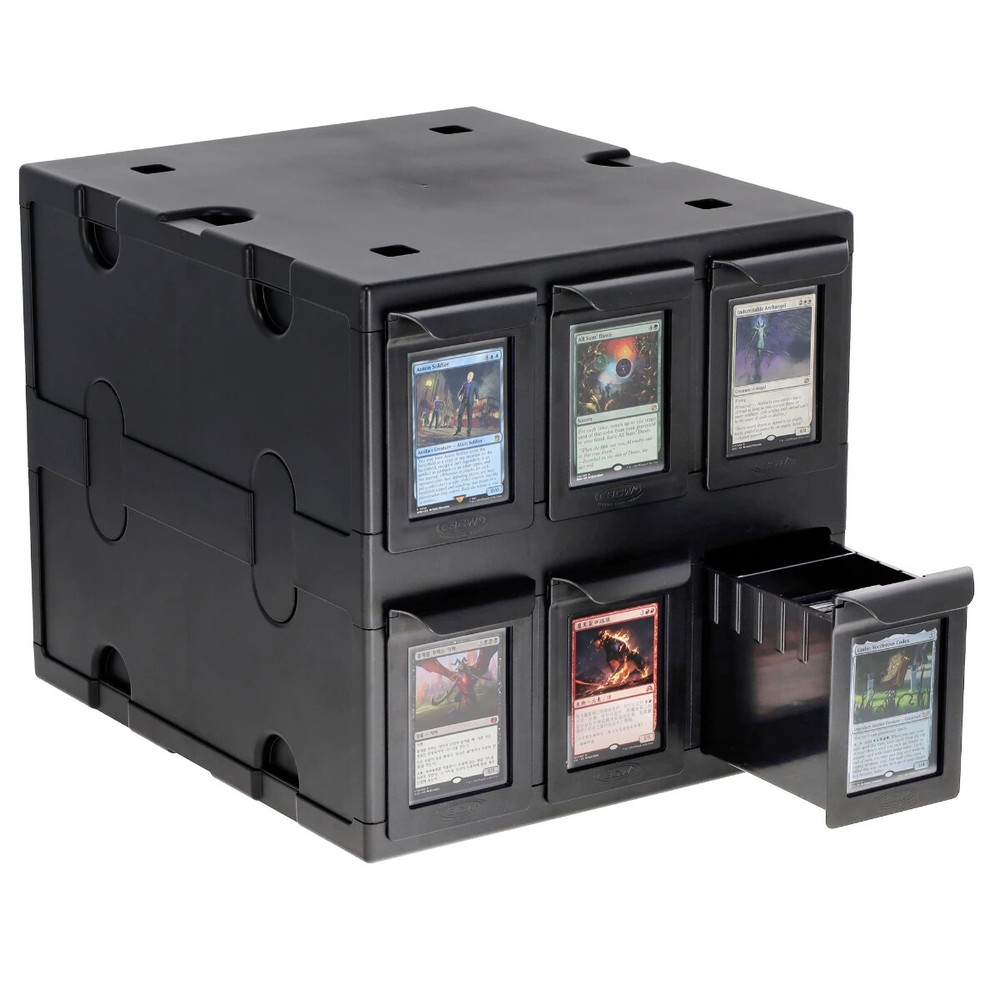 BCW 6-Drawer Acid-Free Plastic Card Storage Bin for Collectibles-image