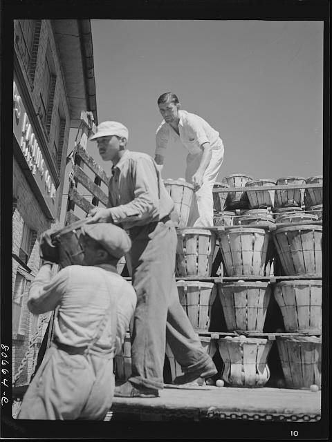 Cambridge Maryland 1941 Phillips Packing Co Tomato Canning Room Trucks