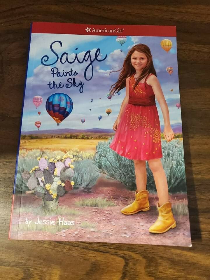 Saige Paints the Sky Jessie Haas (2012, Paperback American Girl) EUC