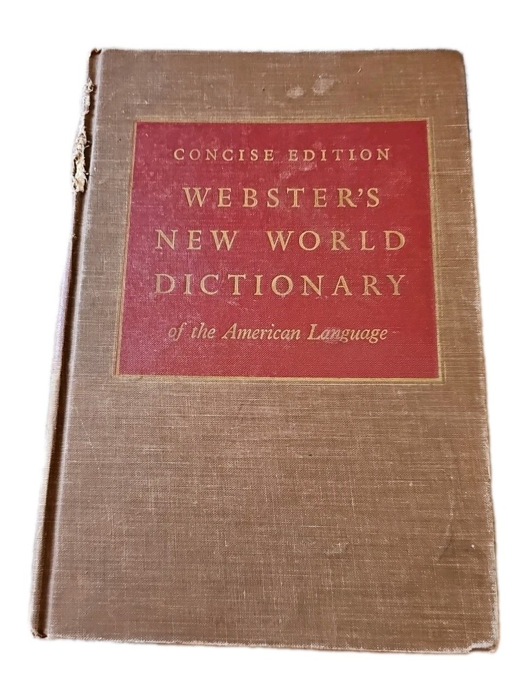 Webster's New World Dictionary of the American Language 1966 Concise Edition HC