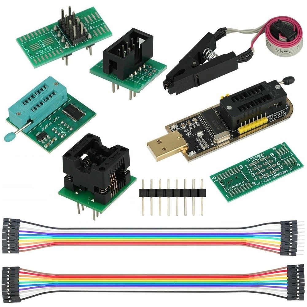 MTDELE 1 Set CH341A Programmer Compatible with for EEPROM Programmer 24 25 Se...