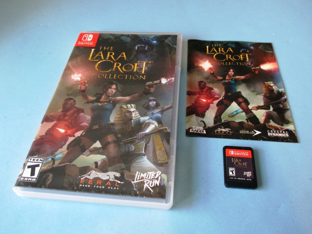 The Lara Croft Collection Nintendo Switch Game w/Case & Booklet