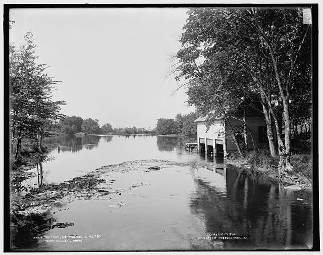 Photo:South Hadley Massachusetts Mt Holyoke College Lake c1900