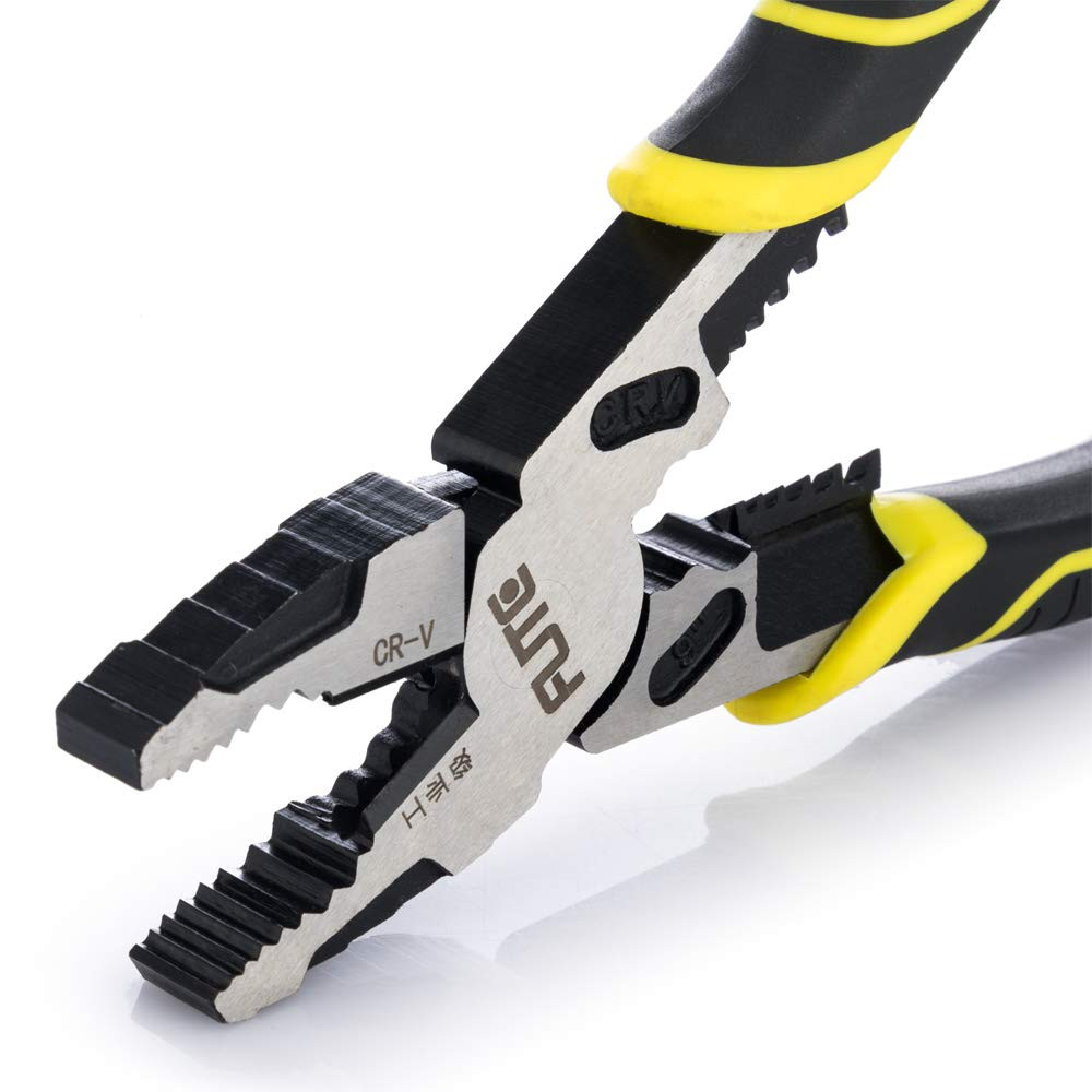 4-in-1 9-Inch Lineman Pliers with Wire Stripper Crimper and Cutter