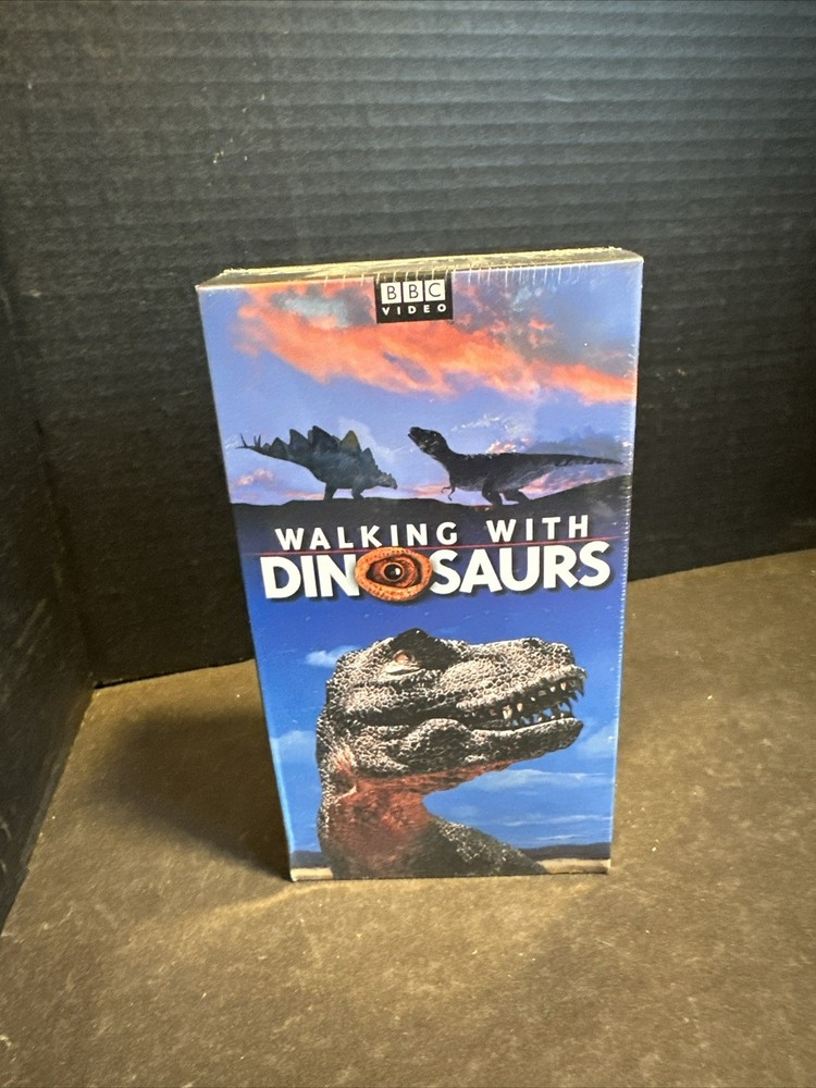 Walking with Dinosaurs VHS 2001 BBC 2-Tape Set Double Cassette Documentary New