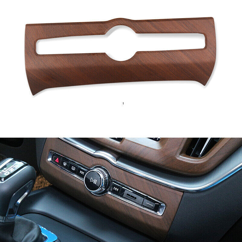 Wood grain console AC switch trim for Volvo XC60 2018-2020