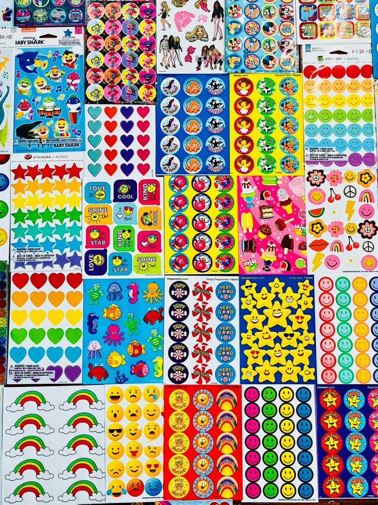 429+ Huge Surprise Sticker Lot by Sandylion Recollections American Crafts Eureka