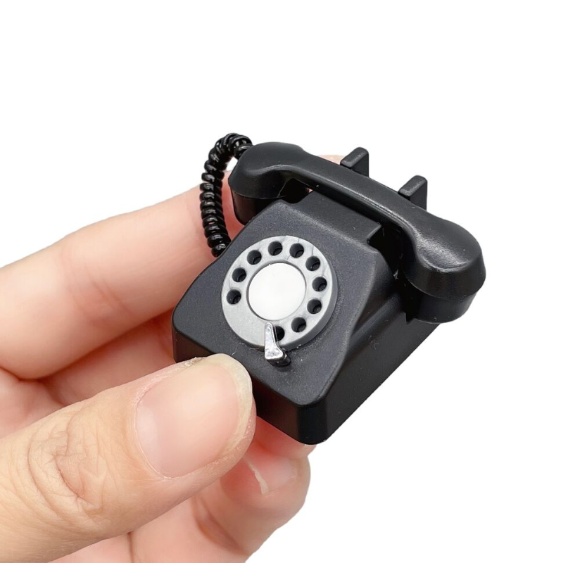 1/6 Scale Desk Phone Model Plastic For 12