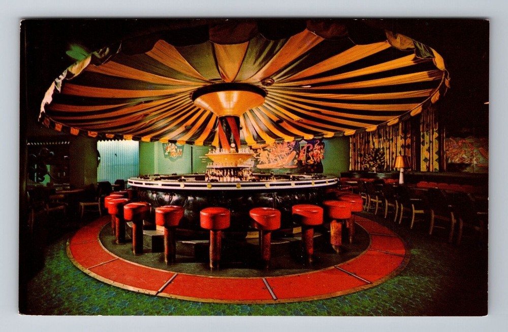 New Orleans LA-Louisiana, The Carousel, Vintage Postcard