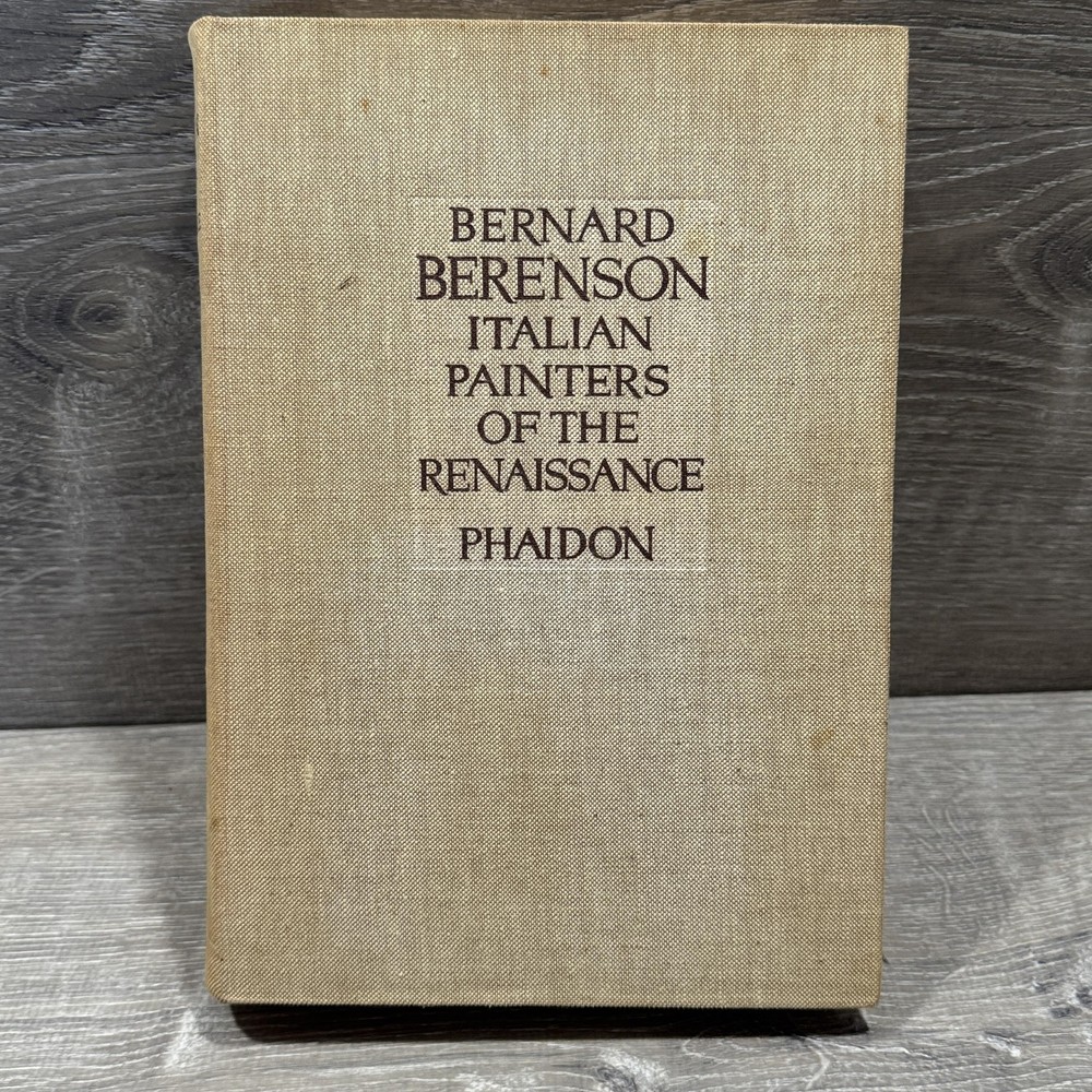 Vintage Italian Painters Of The Renaissance Berenson Phaidon Tan HC UK 1956