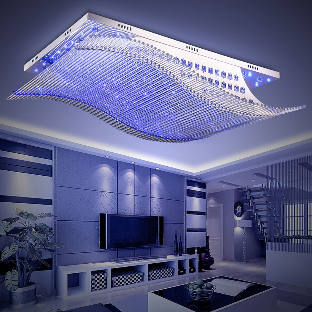 Elegant Crystal LED Ceiling Light for Living Room or Bedroom Chandelier