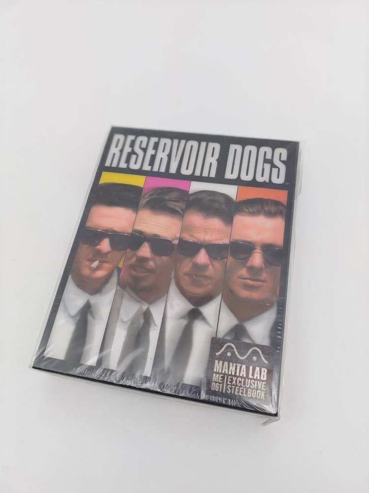 Manta Lab Reservoir Dogs 4K Uhd + Blu-Ray Single Lenticular Full Slip，New/Sealed
