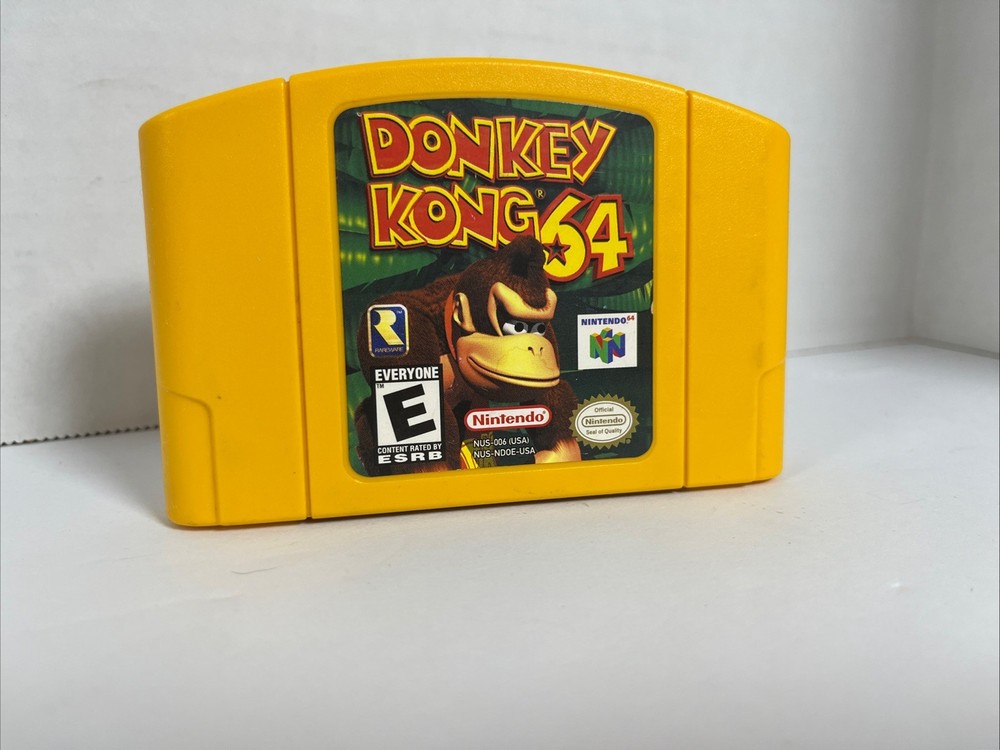 AUTHENTIC! Donkey Kong 64  - GAME ONLY - NINTENDO 64 - TESTED & WORKING