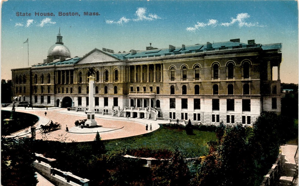 State House, Boston, Mass, Mason Bros. & Co. Postcard