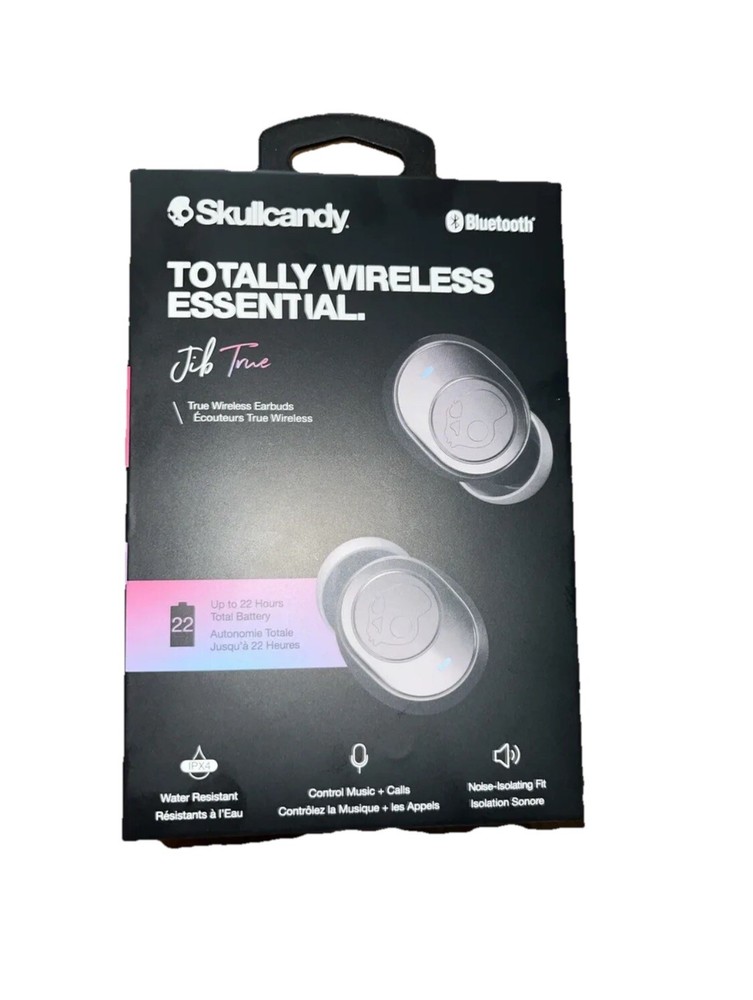 Skullcandy Jib True In Ear Wireless Headphones - Gray
