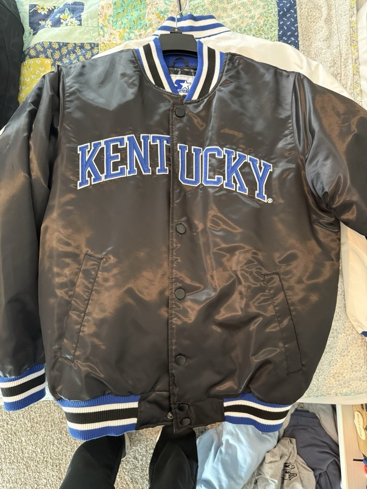 Oneness Kentucky Wildcats Starter Jacket Men’s Medium Black