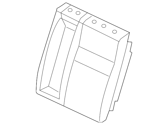 Genuine Honda Seat Back Cover 82521-SNE-A22ZC