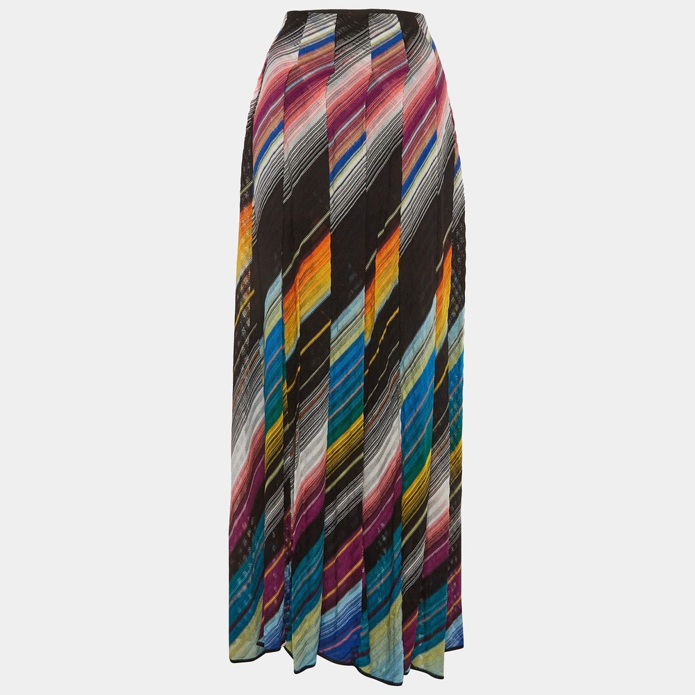 M Missoni Multicolour Tricot Saia Skirt L