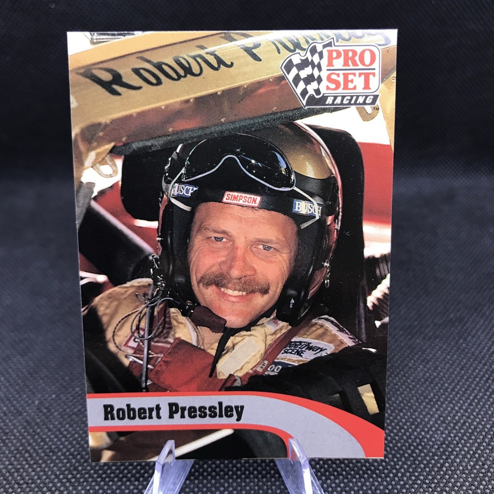 1992 Pro Set Racing Robert Pressley Card 8 Winston Cup Driver Busch