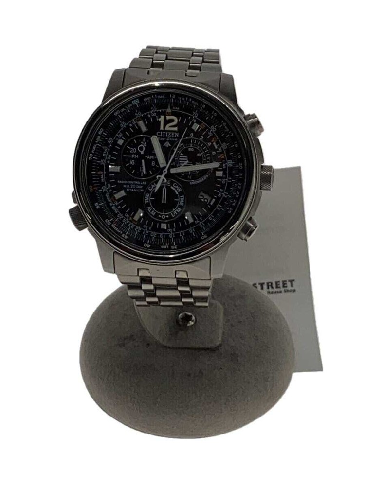 CITIZEN Solar watch analog titanium GRY SLV titanium E610 T010318