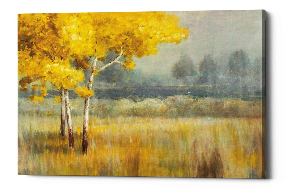 'Yellow Landscape' by Danhui Nai, Canvas Wall Art, 26
