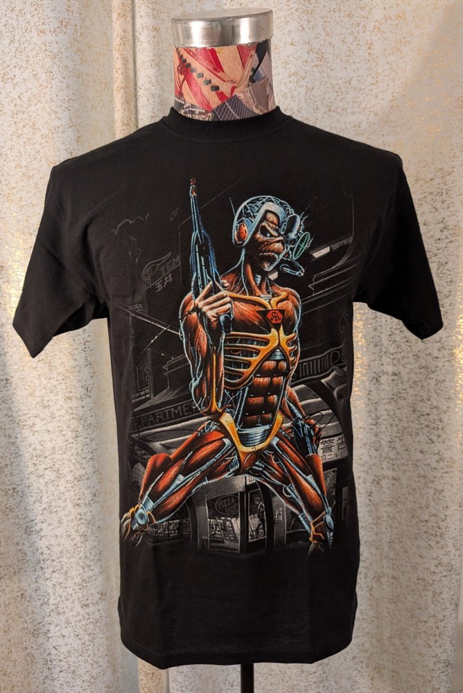 Officially Licensed Iron Maiden - Somewhere In Time Double Sided Rock T-Shirt