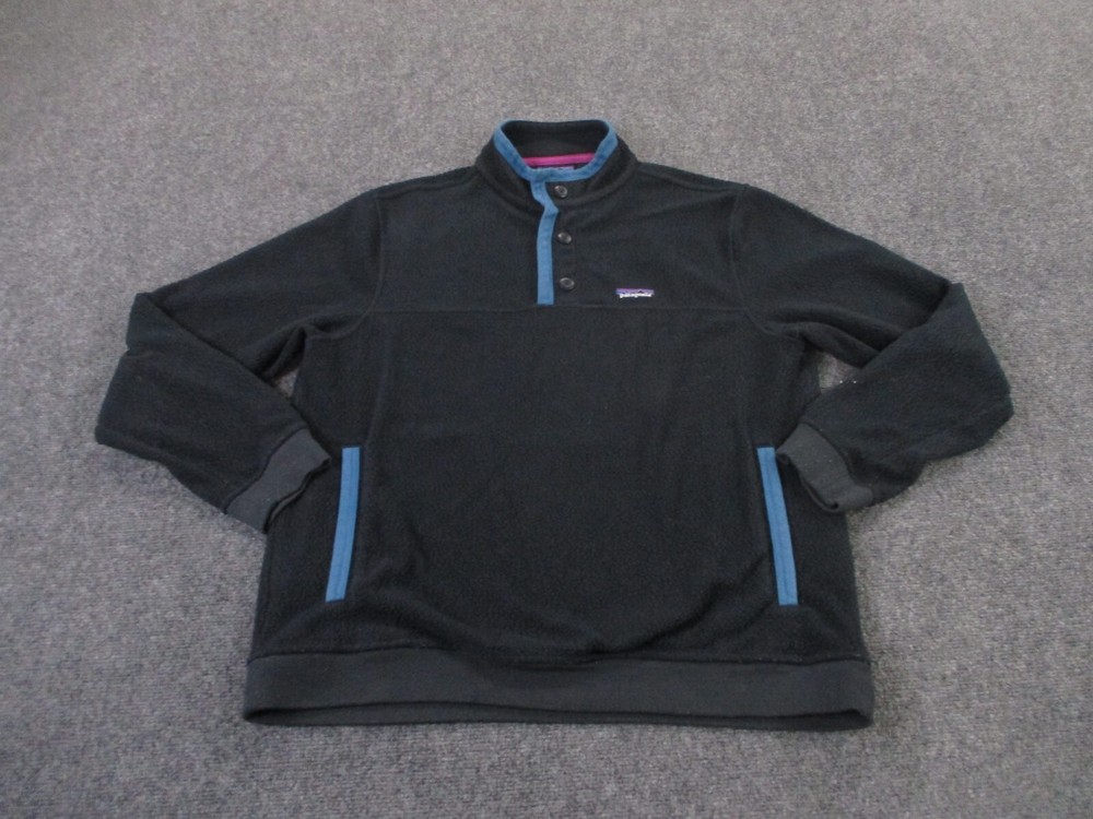 Patagonia Mens L Shearling Fleece Pullover Jacket Sweater 26140 Outdoor Warm
