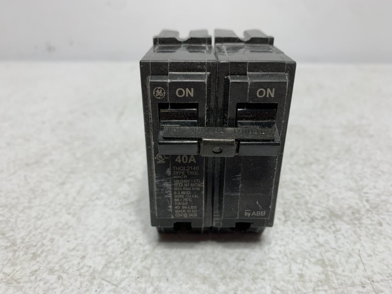 GE THQL2140 Circuit Breaker 40A 120/240V 2-Pole