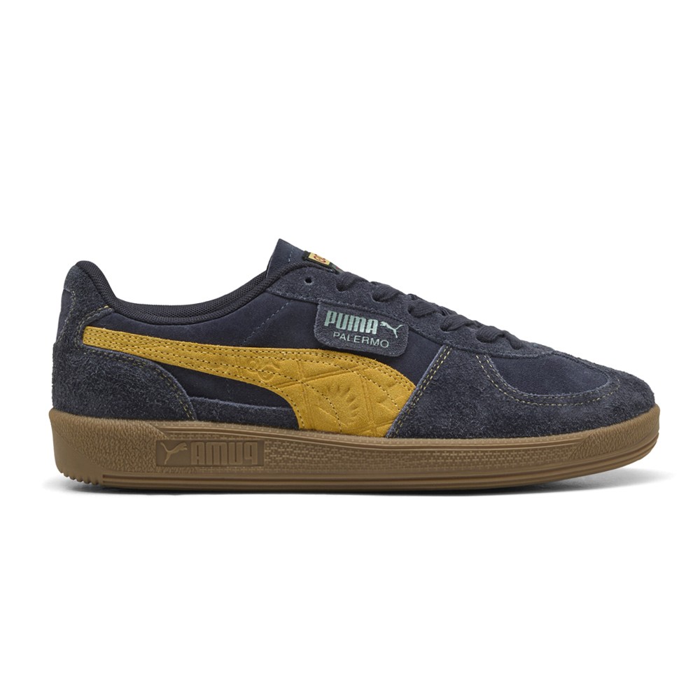 PUMA Palermo Road To Unity Lace Up  Mens Black Sneakers Casual Shoes 40136601