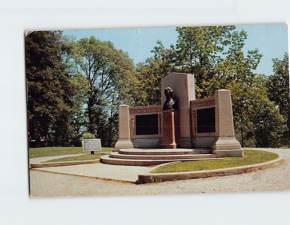 Postcard Lincoln Speech Memorial Gettysburg Pennsylvania USA