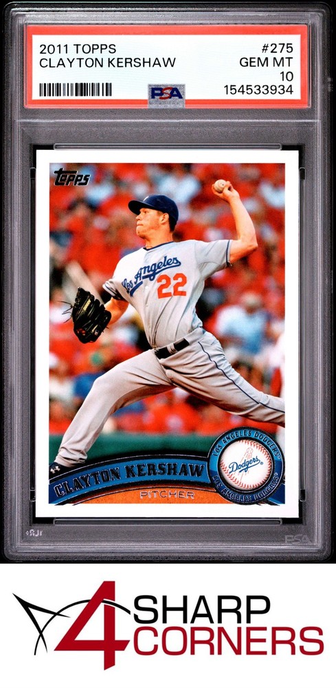 2011 Topps #275 Clayton Kershaw Dodgers Psa 10Stay in the know. Follow us on eBay