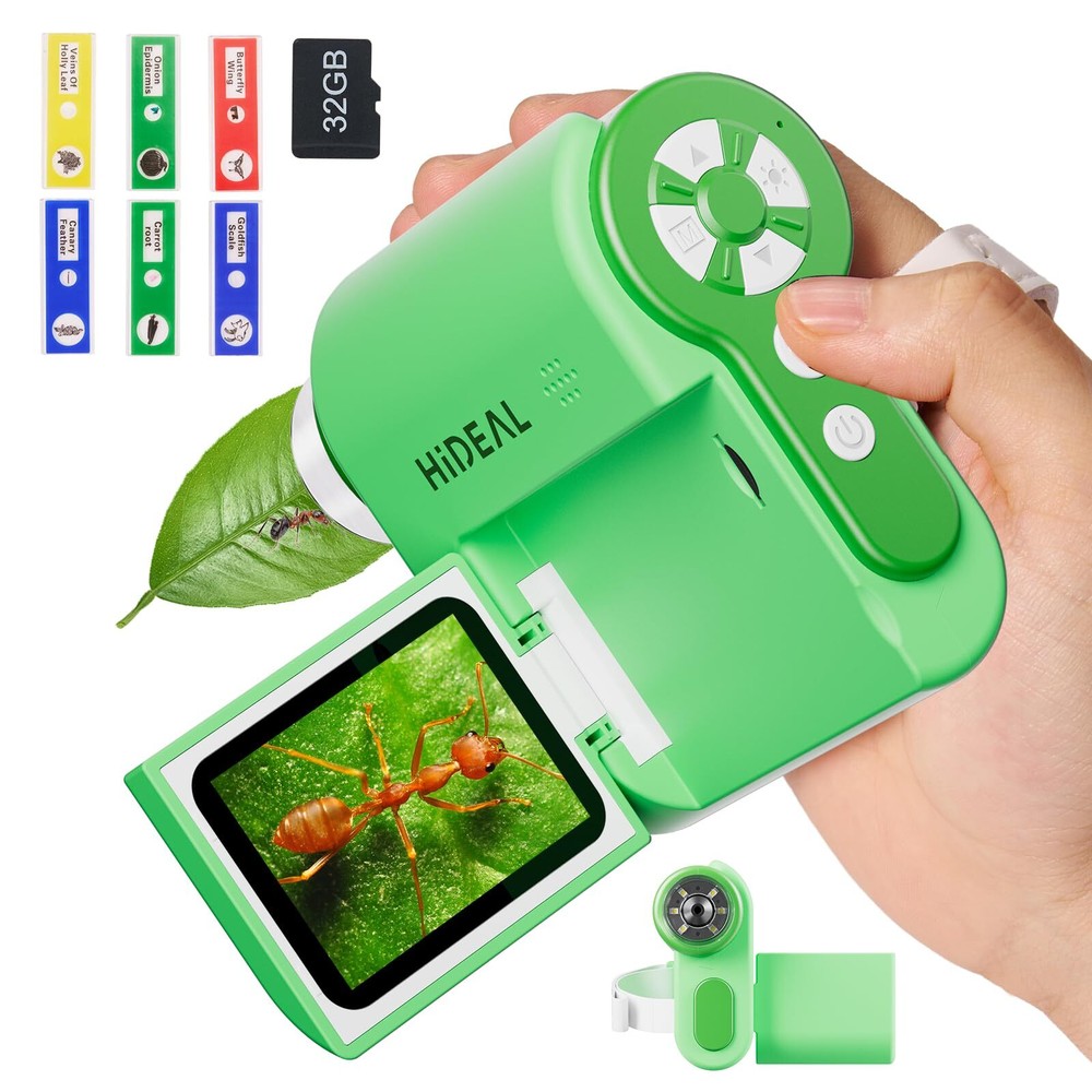HP20 Microscope for Kids 1000X [3-in-1] [Easy and Fun] 2