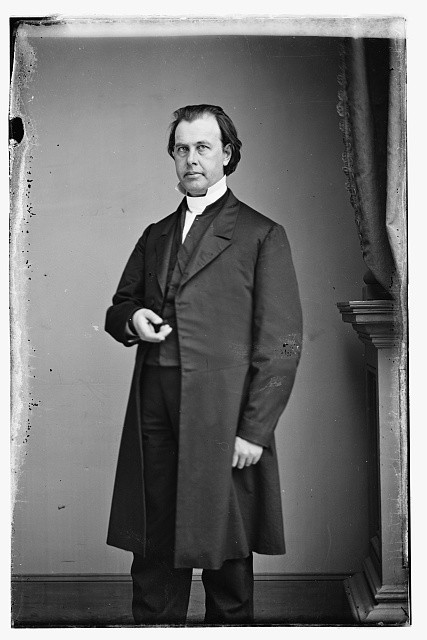 Photo:Rev Littlejohn Portrait 1850s Clergyman Studio Photograph
