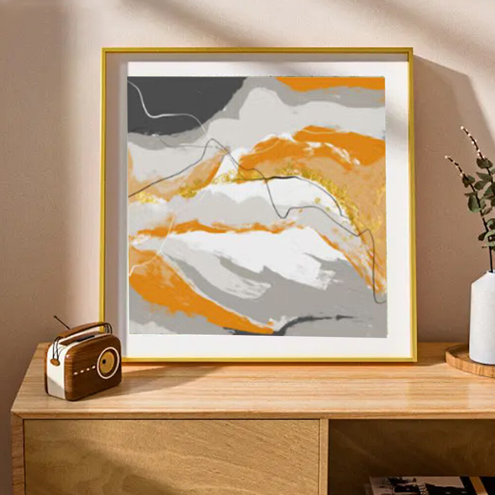 Hand Painted Oil Painting Handmade On Canvas Acrylic Wall Pictures Hand Painted