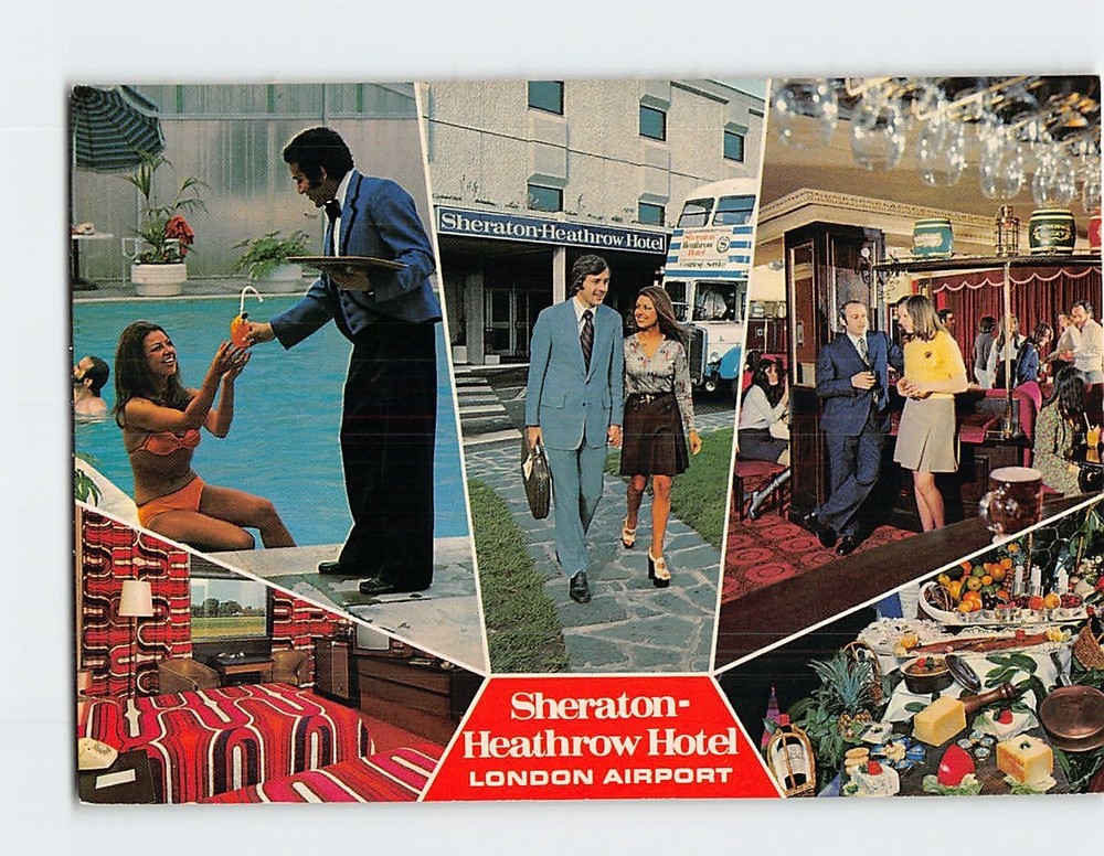 Postcard Sheraton Heathrow Hotel London Airport London England