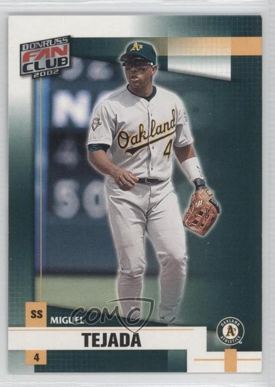 2002 Donruss Fan Club Miguel Tejada #126 0a1Fulfilled by COMC - World’s largest consignment service