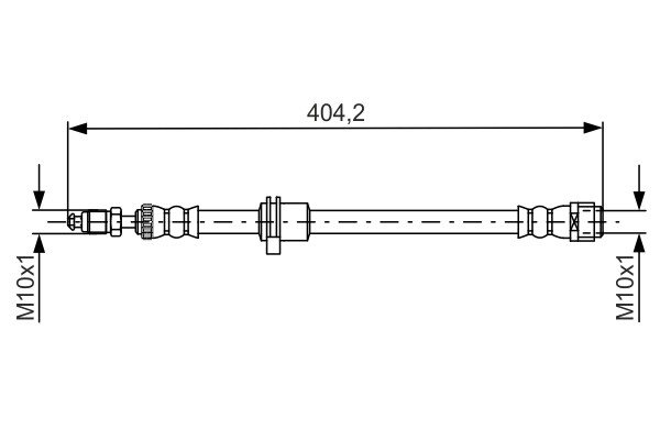 1 987 481 679 Bosch Brake Hose for Mini