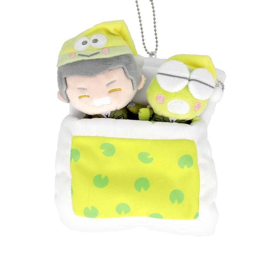 Attack on Titan x Sanrio Characters 3 Sleeping CONNIE KERO KEROPPI Plush Mascot
