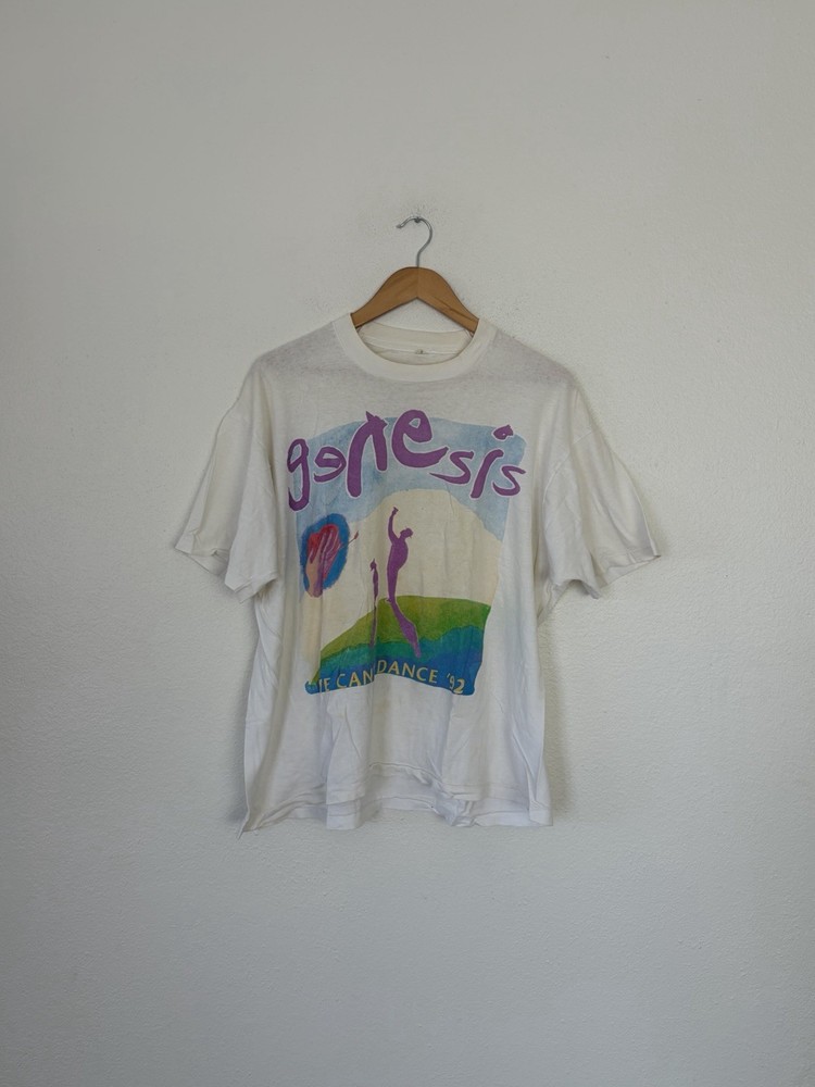 VTG 1992 Genesis XXXL Screen Stars We Can’t Dance Tour Band Shirt Distressed