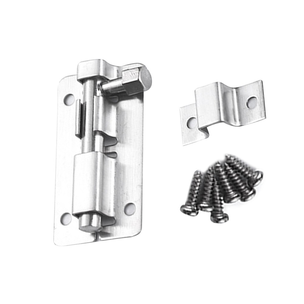 2-Inch Sliding Door Lock Bolt Latch for Gate Safety and Security