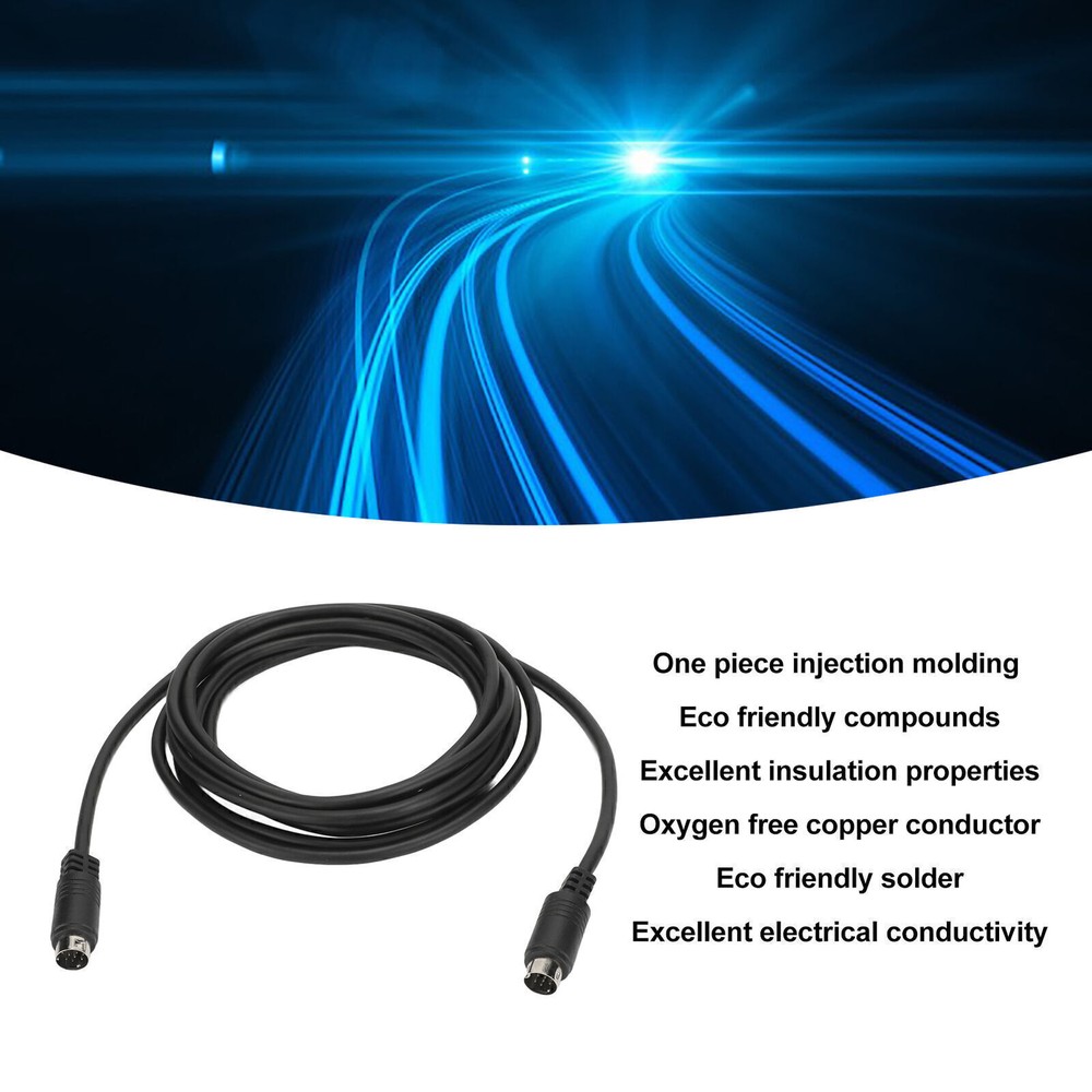 9 Pin Male to 9 Pin Male Sound Input Cable Professional Mini Din 9PIN Cable