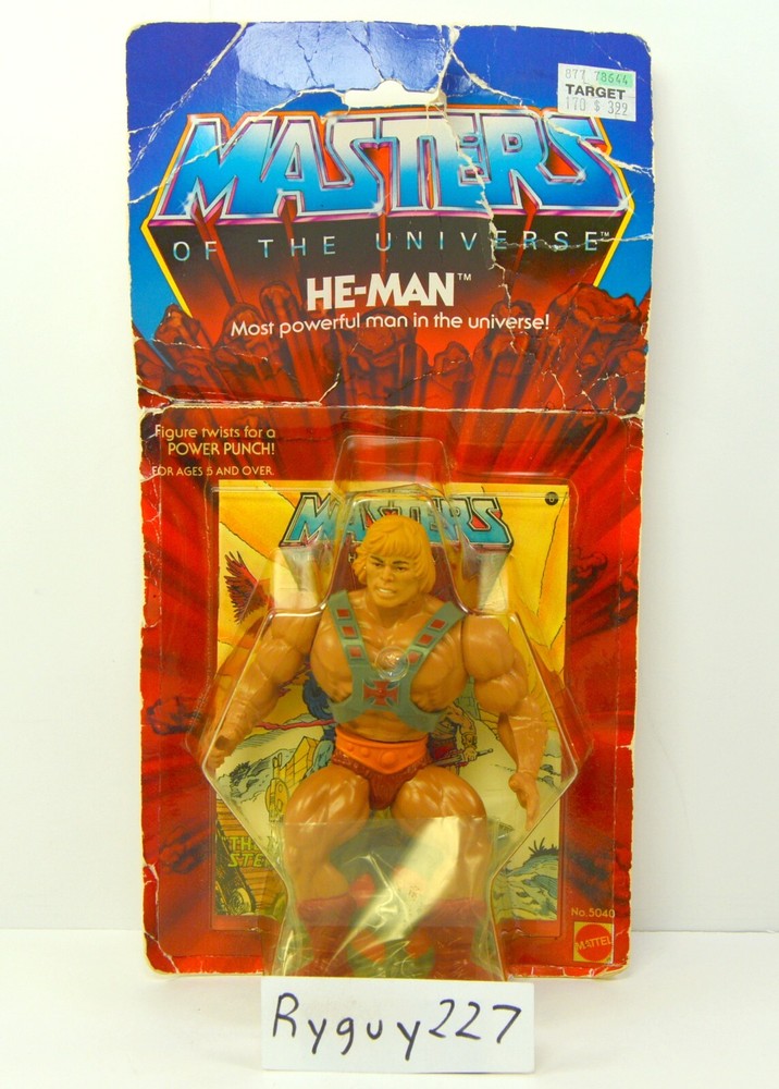 Vintage MOTU He-Man 8-Back Mexican MOC Sealed Masters of the Universe Figure by Mattel