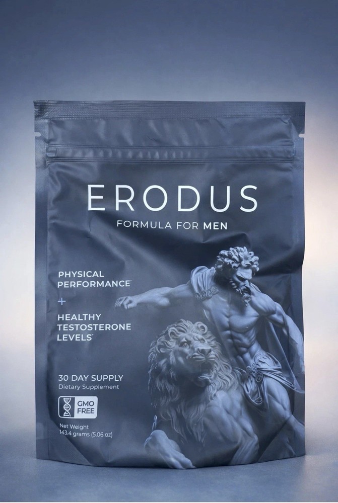 ERODUS Formula for Men - Boost Testo Levels + Energy/Stamina 1 BAG 🔥AUTHENTIC🔥