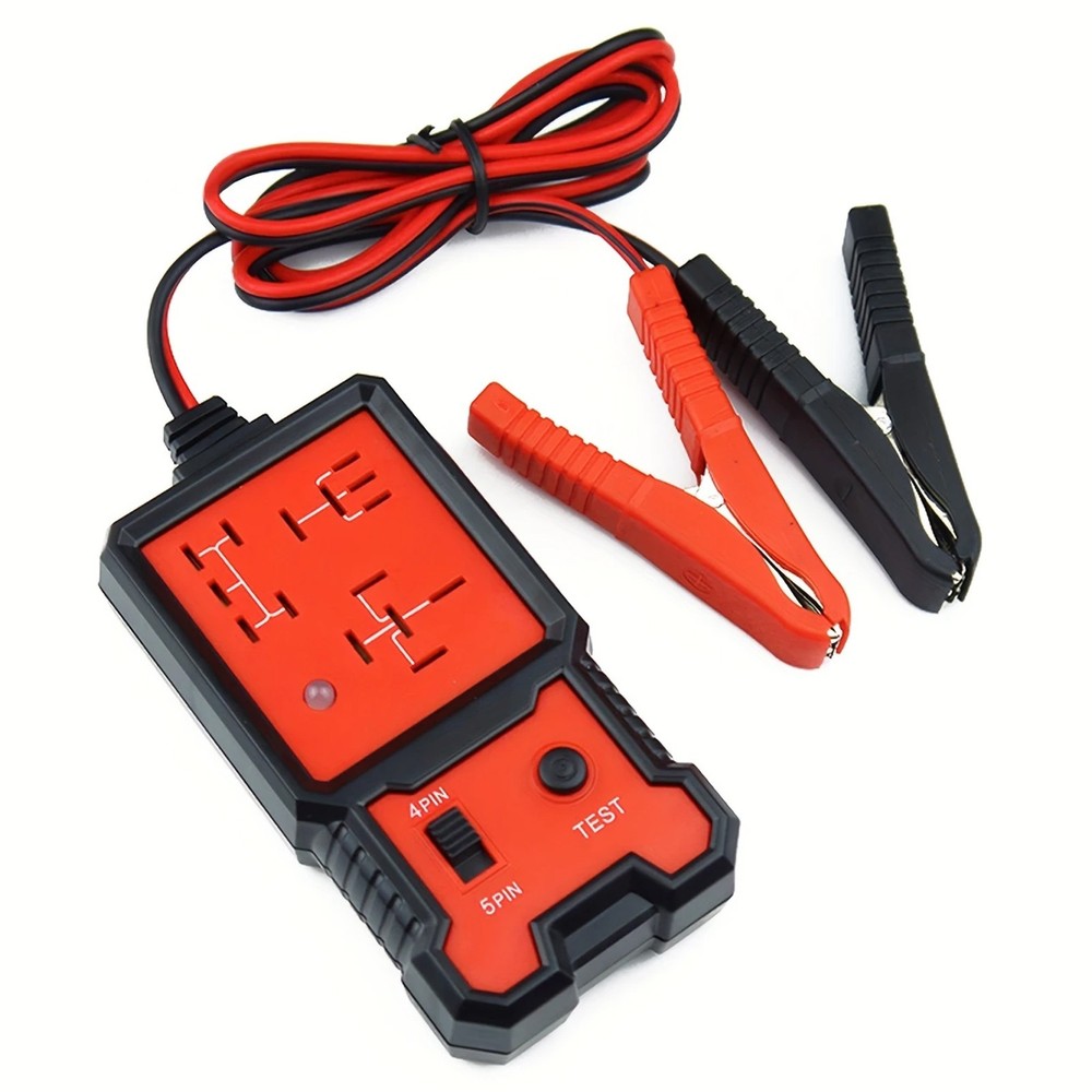 12V Car Electrical Diagnostic Relay Tester 4 5 Pin LED Circuit Analyzer Kit