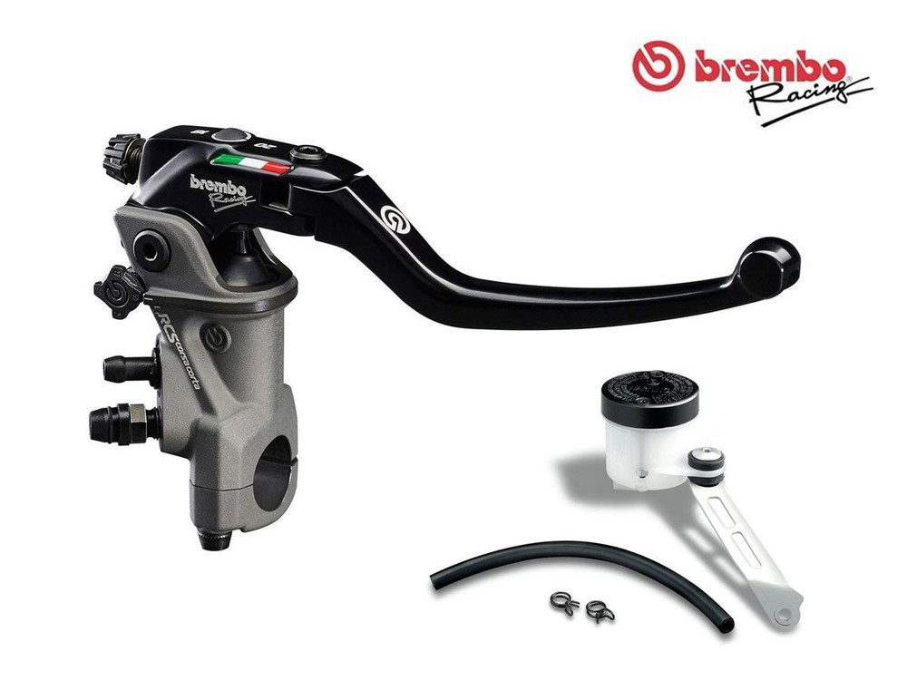 BRAKE OIL TANK MOUNTING KIT + BREMBO 17 RCS CORSACORTA RADIAL BRAKE PUMP