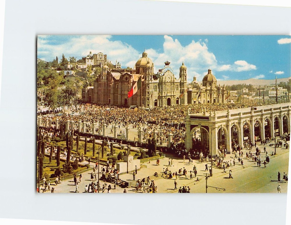 Postcard Shrine of Guadalupe Mexico