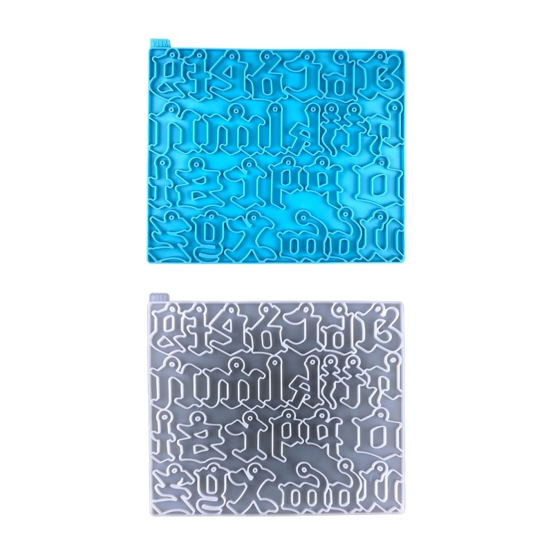 Epoxy Resin Letter Molds for Handmade Jewelry Pendant Crafting